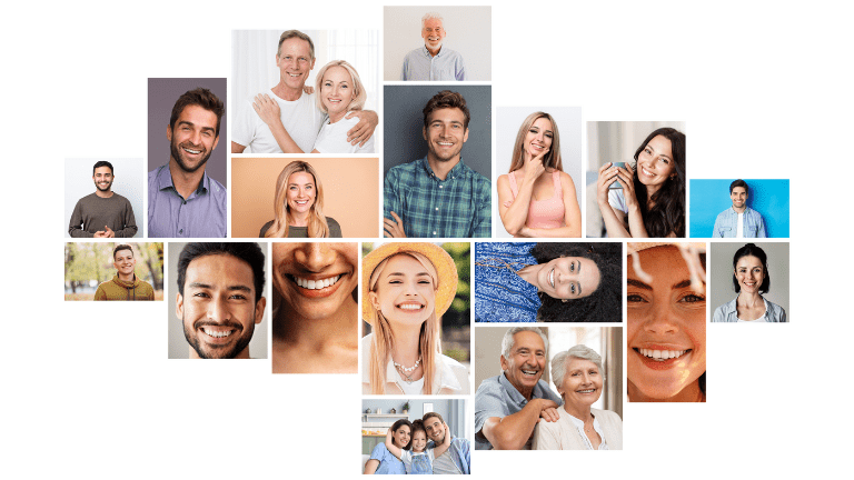 Everyone smiling after their orthodontic treatment in Northridge